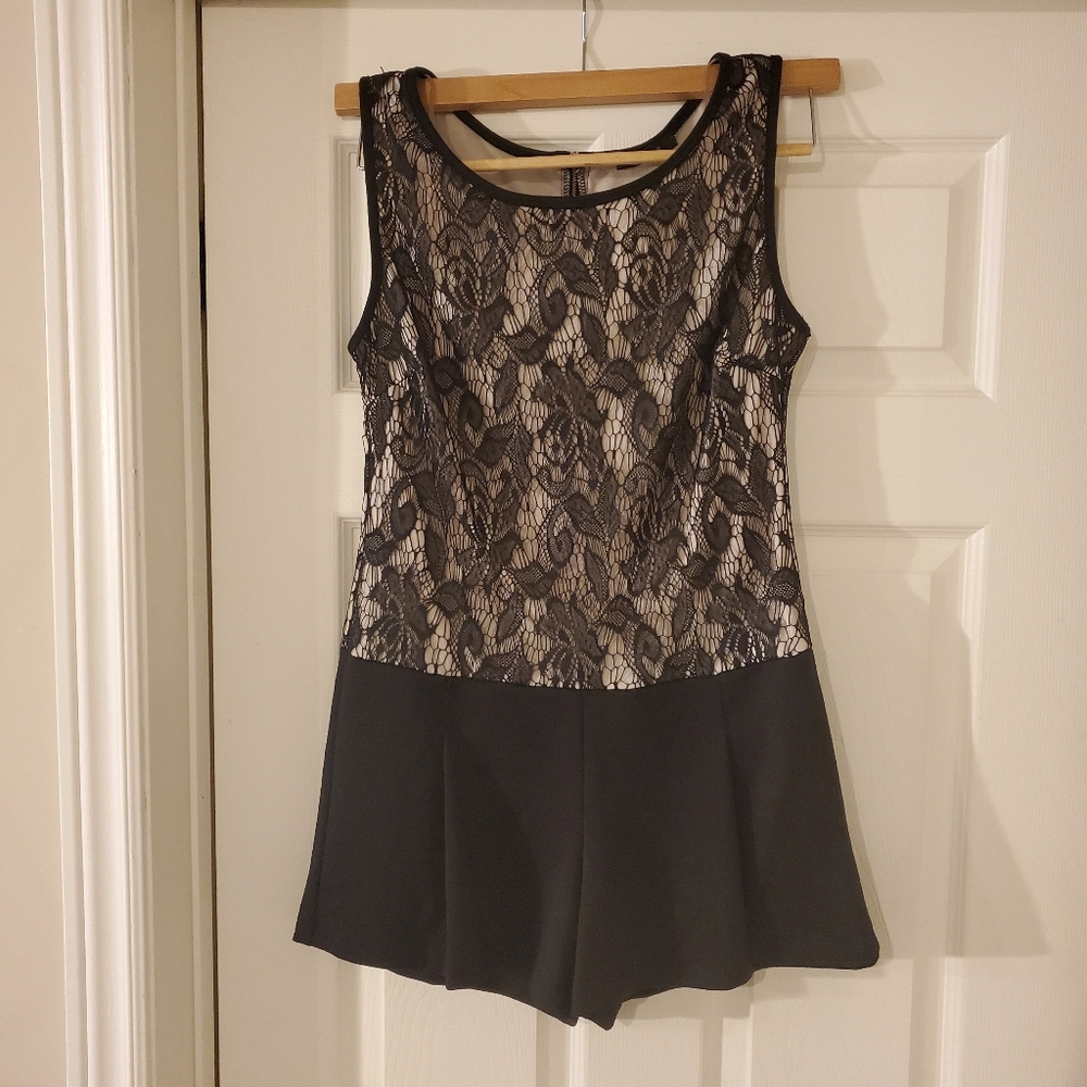 I.NER Black Lace Romper